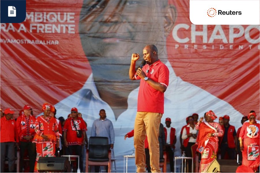 Mozambique election likely to extend ruling Frelimo's half-century rule